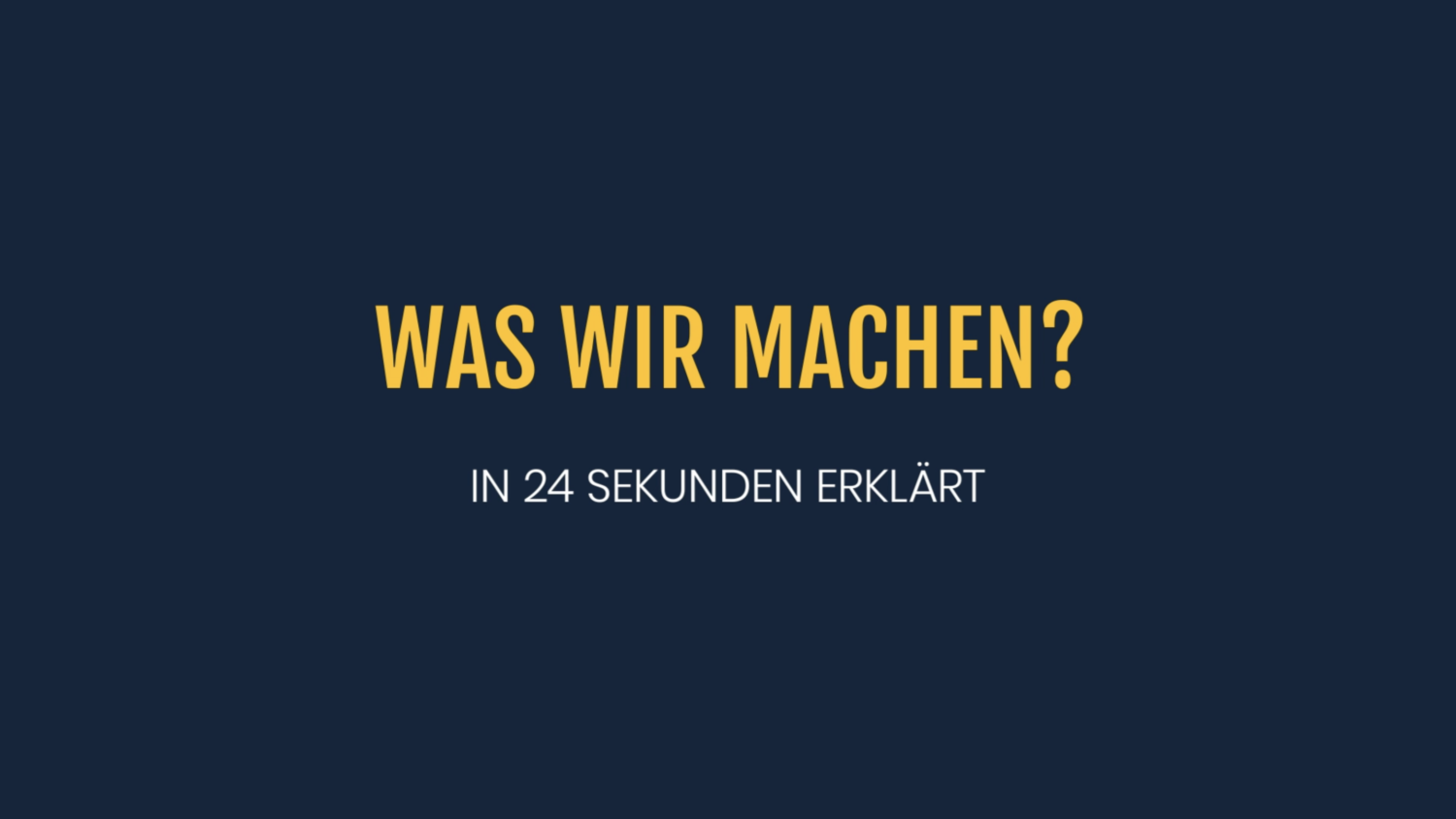 Preview-Motiv mit dem Text "Was wir machen"